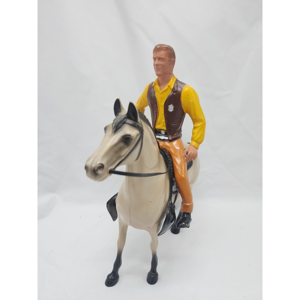 Vintage 1950's HARTLAND MARSHAL Matt Dillon GUNSMOKE W/ Horse And Saddle